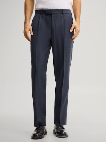 JOOP! Slimfit Bandplooibroek in Blauw