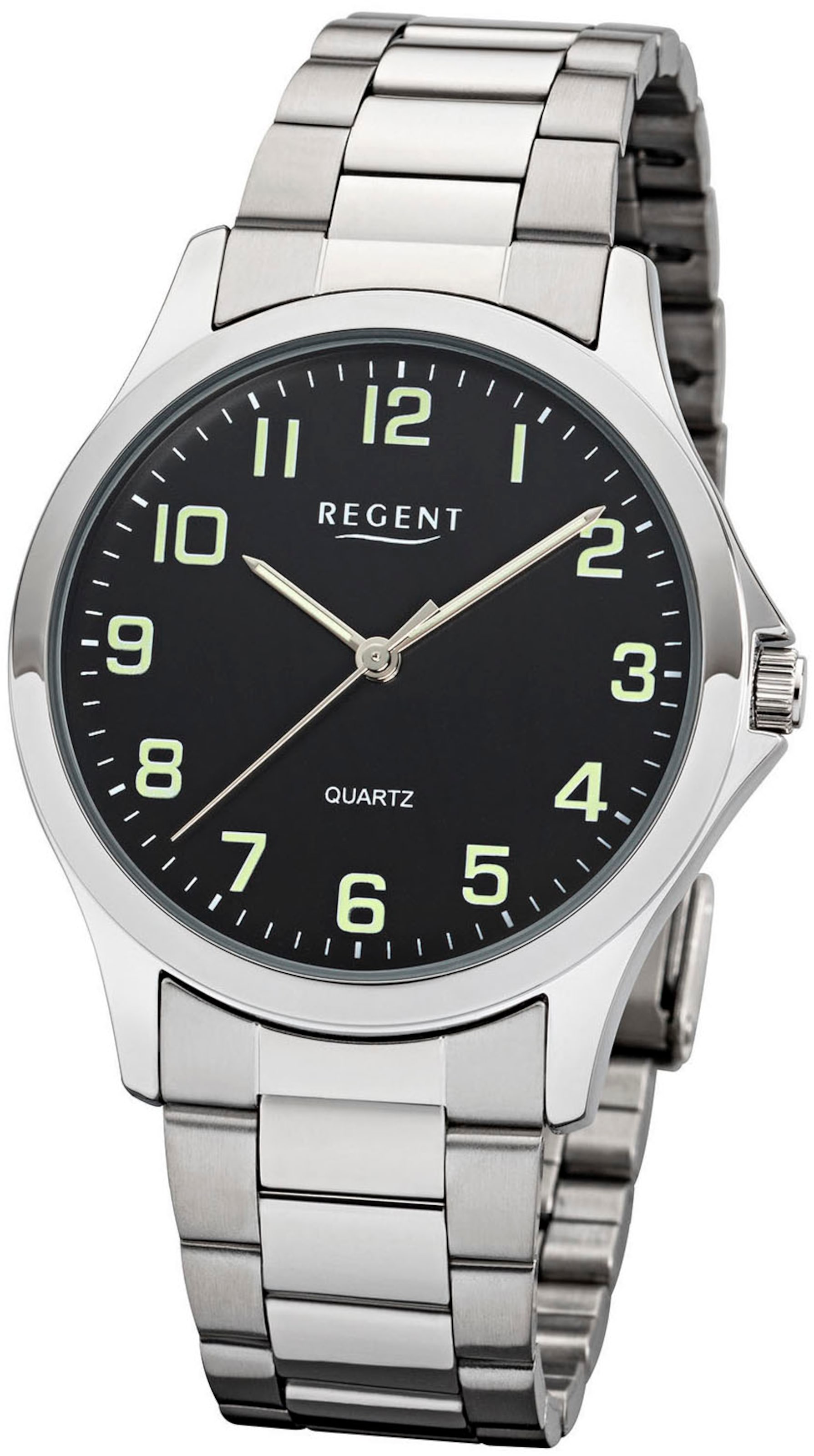 REGENT Analog Watch in Silver: front