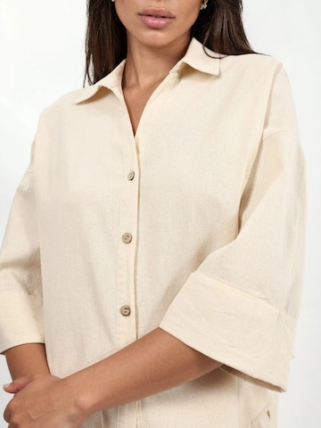 Qu Style - Camisa em mistura de cores