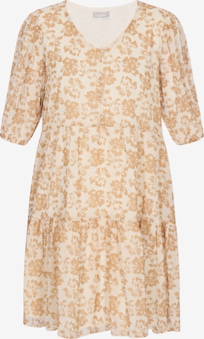 Usha - Vestido em bege: frente