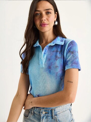 Top di Bianco Lucci in blu