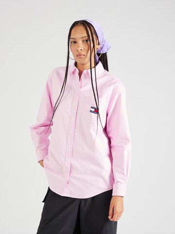 Tommy Jeans Halenka – pink: přední strana