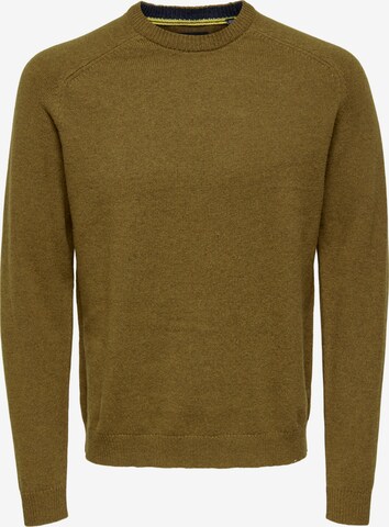 Only & Sons Pullover i brun: forside