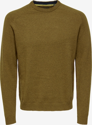 Only & Sons - Pullover em castanho: frente