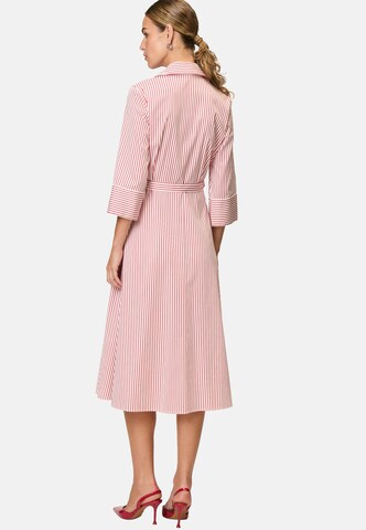zero Midikleid mit Bindegürtel in Rot