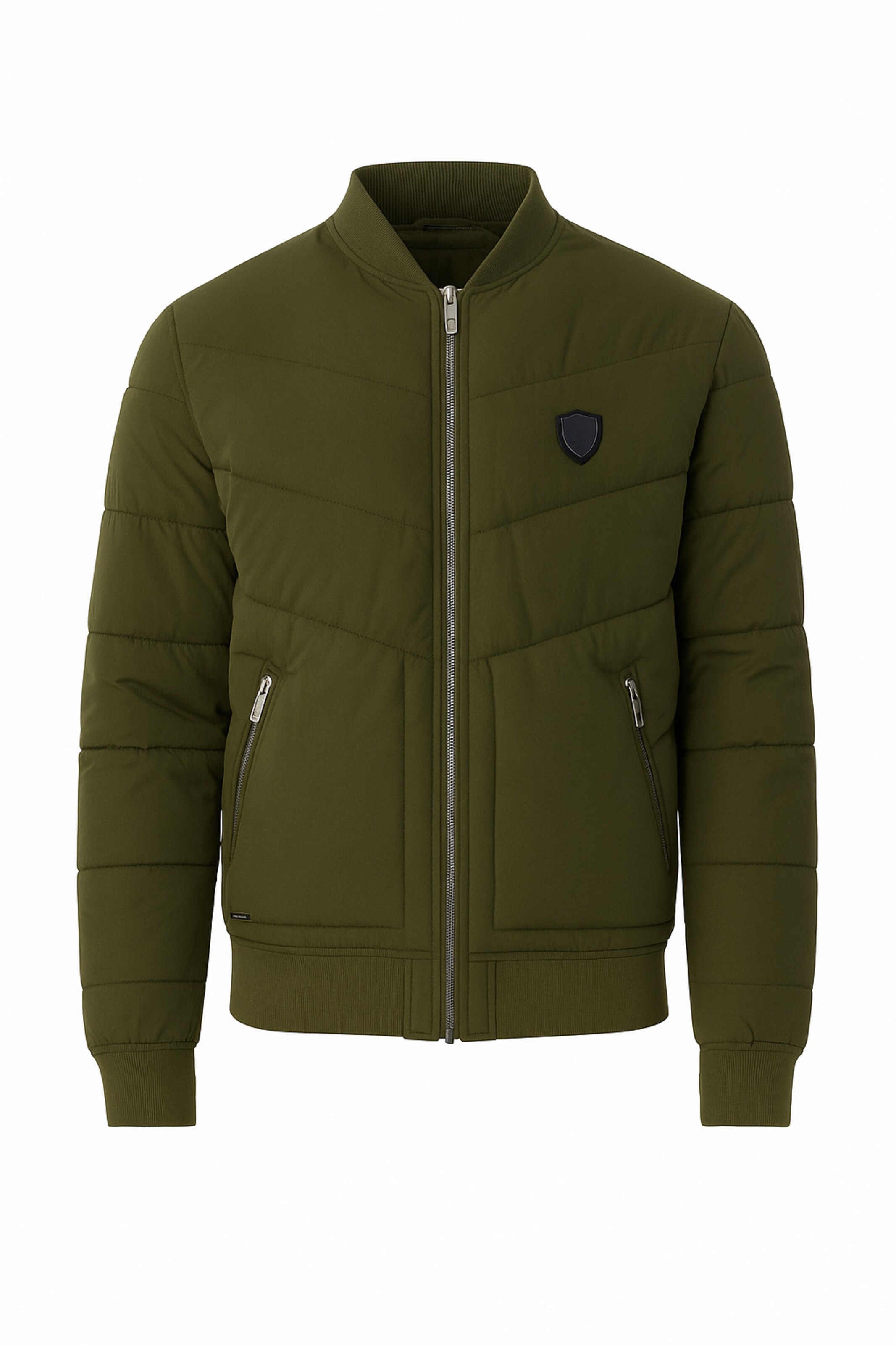Veste mi-saison 'OM-JALP-0143' Ombre en vert : devant