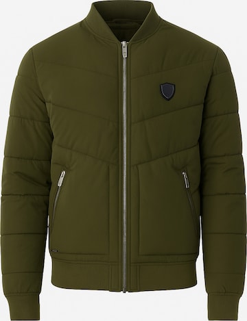 Veste mi-saison 'OM-JALP-0143' Ombre en vert : devant