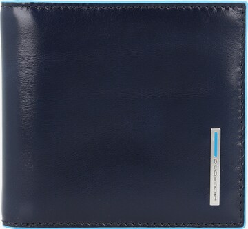 Piquadro Portemonnee in Blauw: voorkant