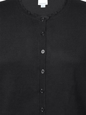 Zhenzi Gebreid vest 'Kogle 1163' in Zwart