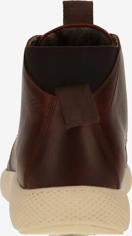 SANSIBAR Lace-Up Boots in Brown