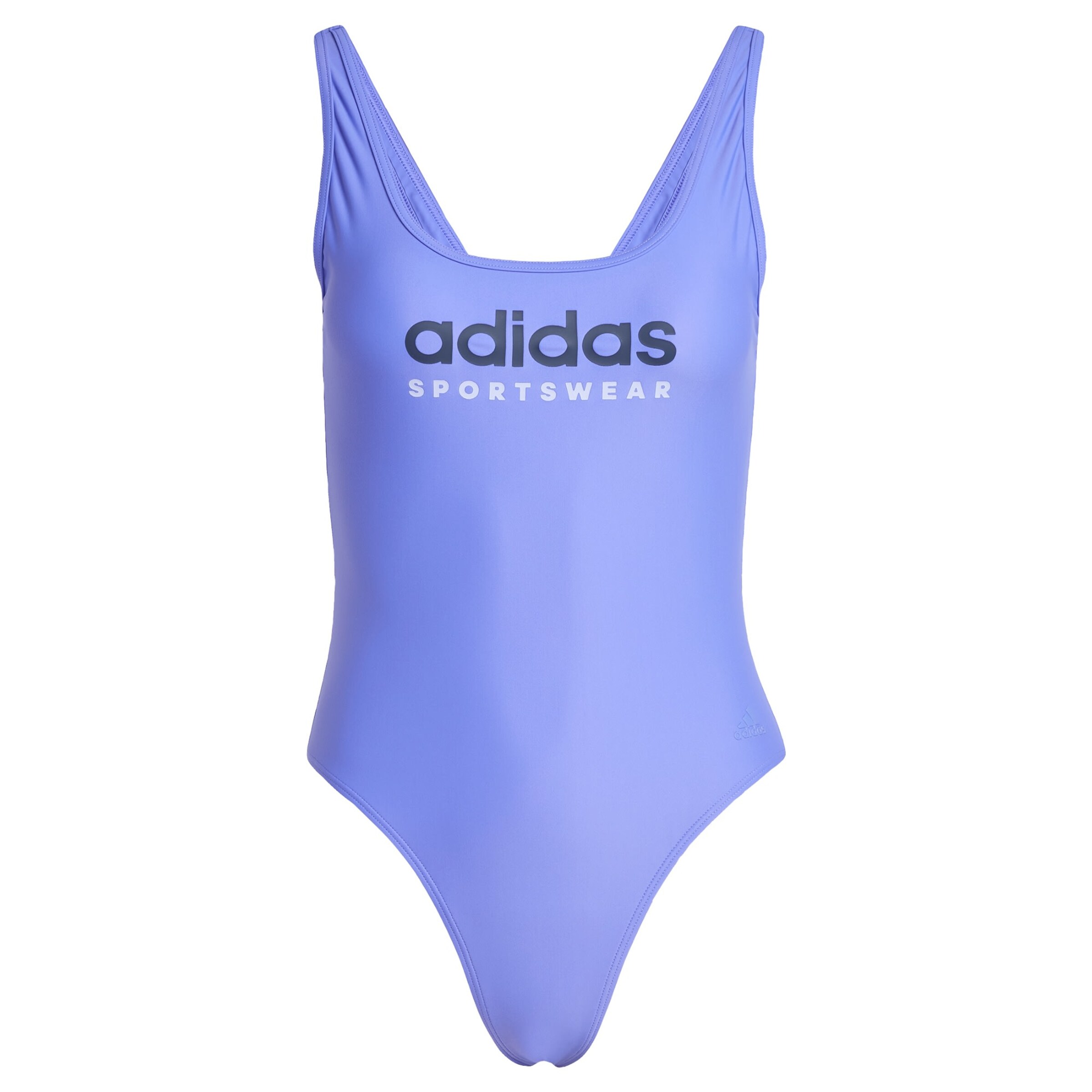 ADIDAS SPORTSWEAR Bralette Sports swimsuit 'Sportswear U-Back' in Blue: front