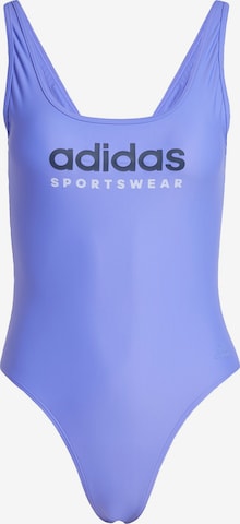 Costume intero sportivo 'Sportswear U-Back' di ADIDAS SPORTSWEAR in blu: frontale