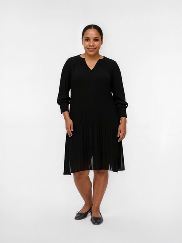 Vero Moda Curve - Vestido 'SUNA ' en negro: frente