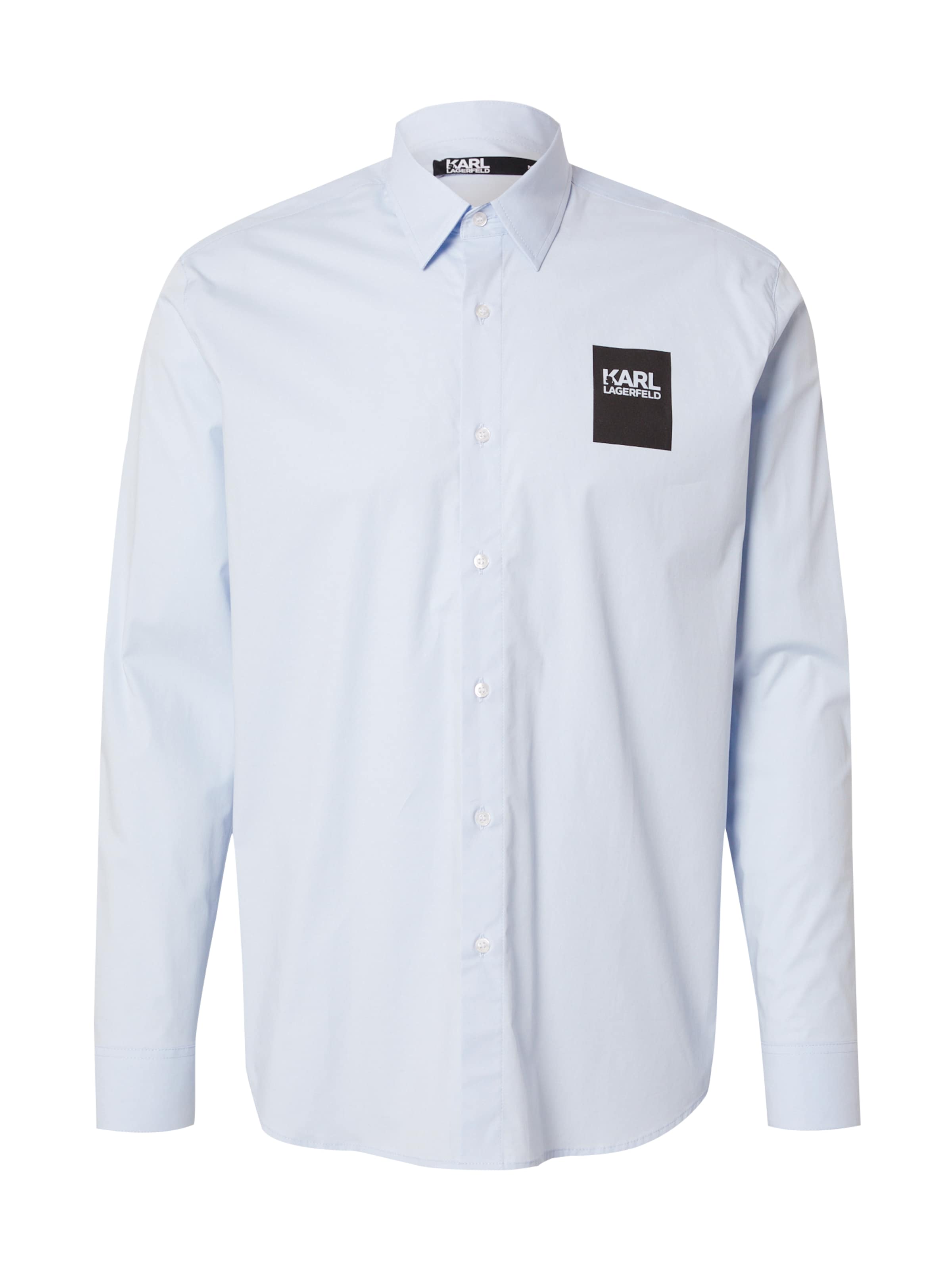 Karl Lagerfeld Regular fit Πουκάμισο σε μπλε: μπροστά
