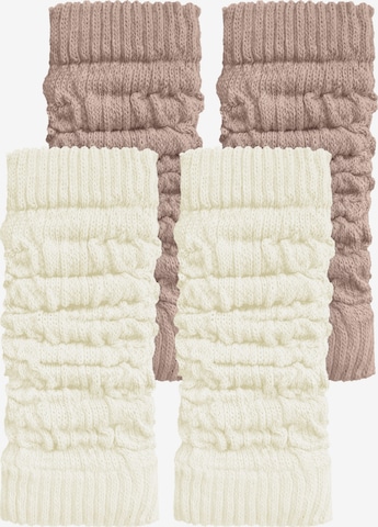 Manchettes normani en beige : devant