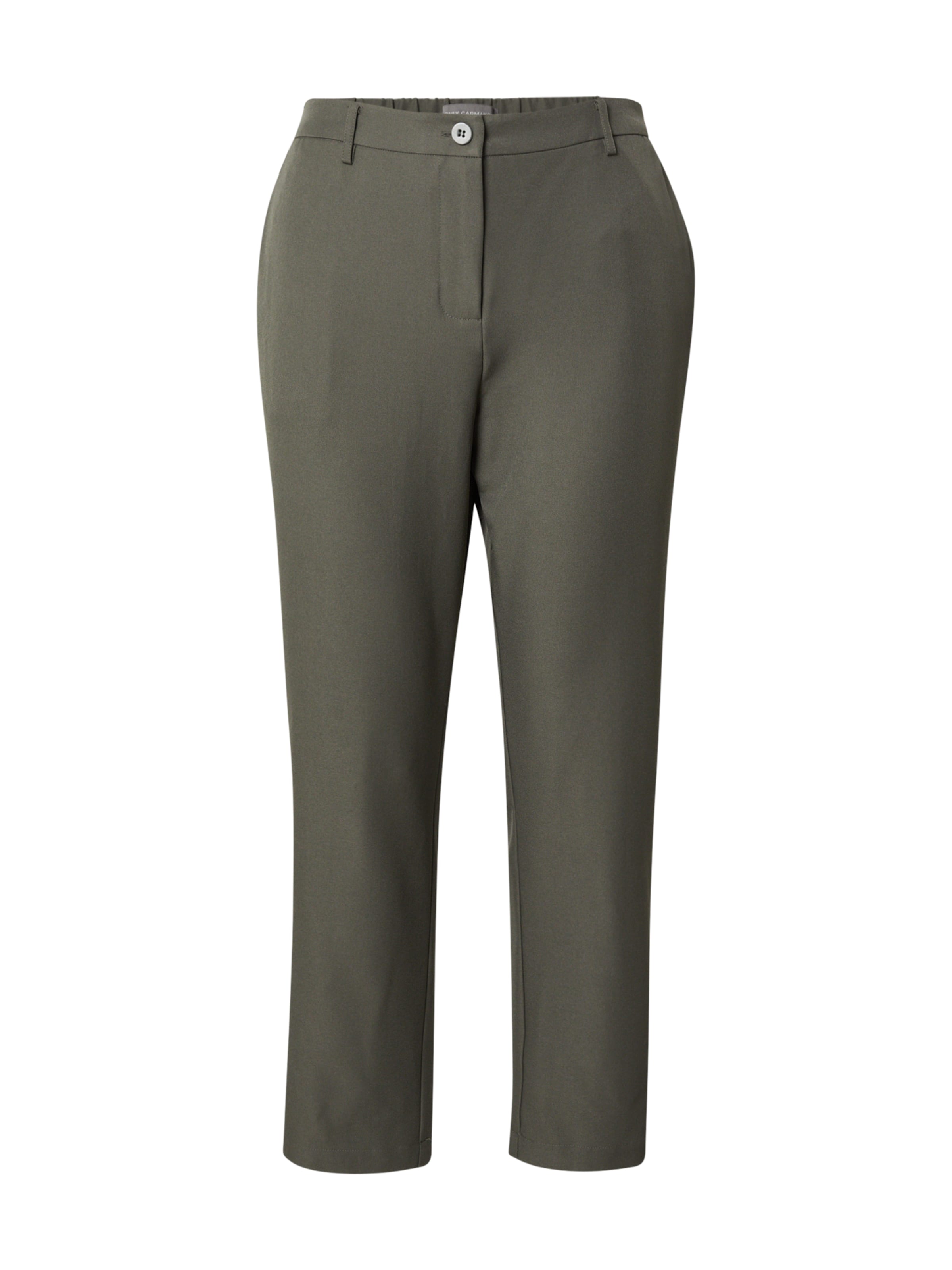 ONLY Carmakoma regular Lærredsbukser 'CARThea' i grå: forside