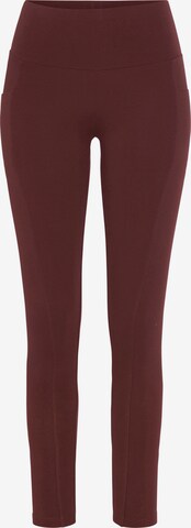 VIVANCE Workout Pants in Brown: front