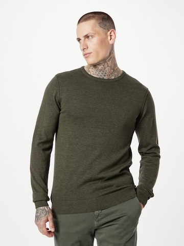 BLEND Sweater in Green: front