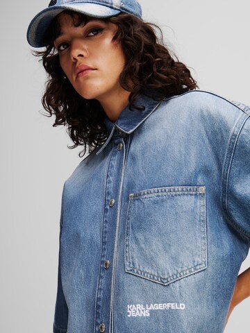KARL LAGERFELD JEANS Bluse in Blau