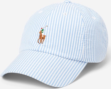 Casquette Polo Ralph Lauren en bleu : devant