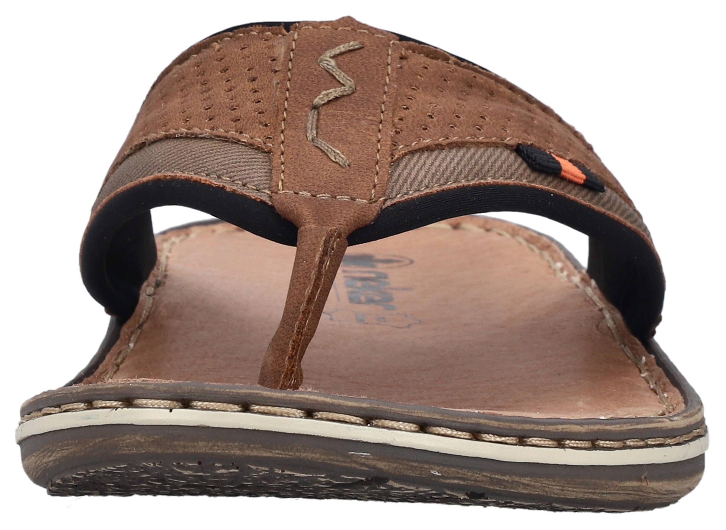 Tongs Rieker en marron