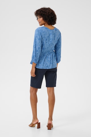 Cream Bluse 'Tiah' in Blau