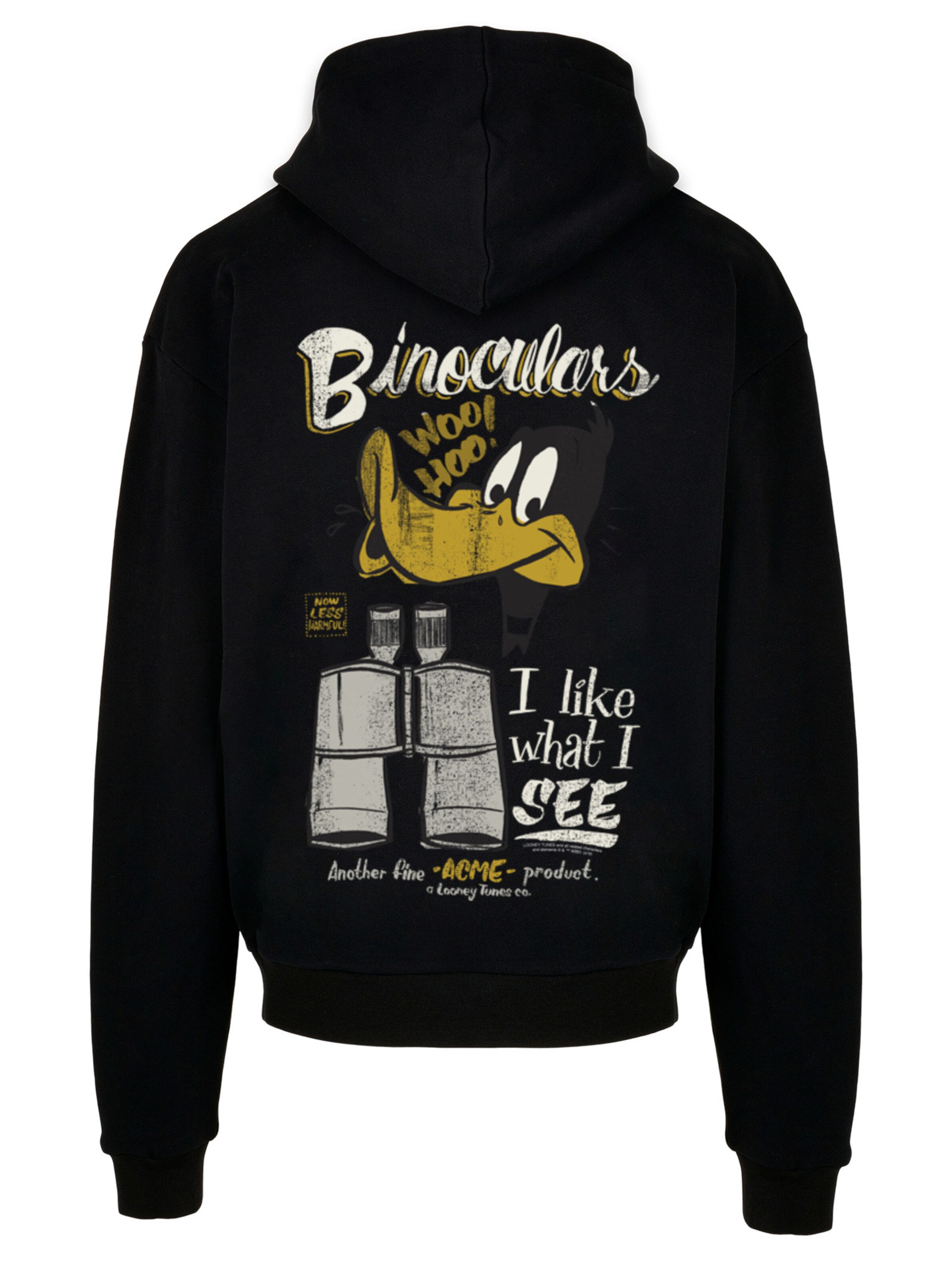 F4NT4STIC Sweatshirt in Black: front