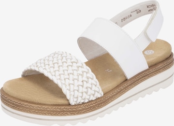 REMONTE Sandale in Weiß: Vorderseite