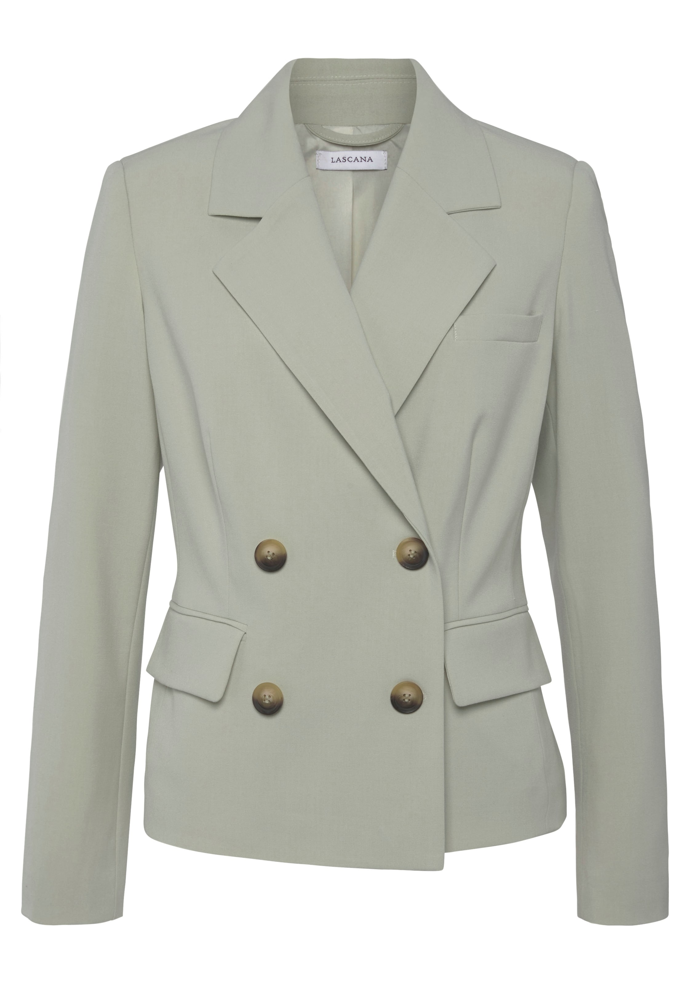 LASCANA Blazer in Green: front