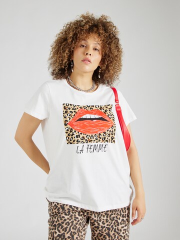 Vero Moda Curve Shirt 'VMMILLA' in White: front