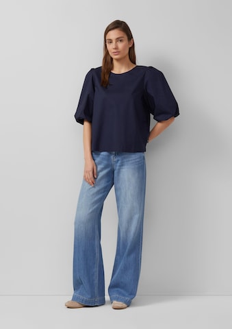 s.Oliver Blouse in Blauw: voorkant
