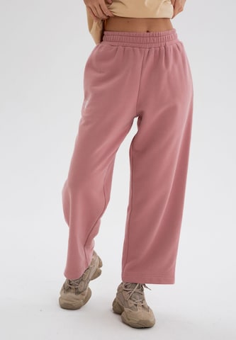 Pantalon ET Nos en rose : devant
