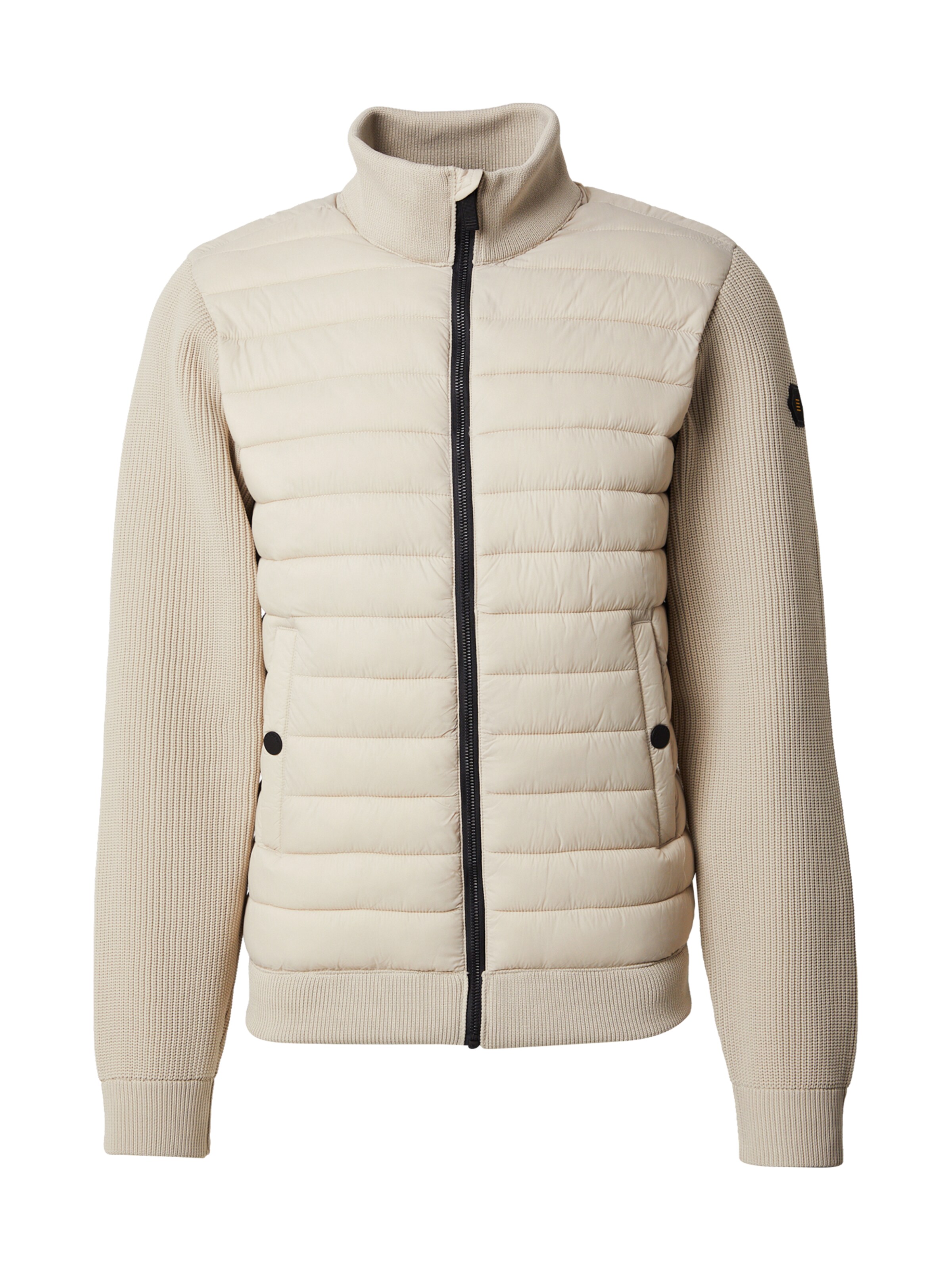 No Excess Between-Season Jacket in Beige: front