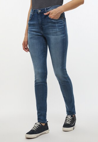 MUSTANG Jeggings 'Mia' in Blue: front