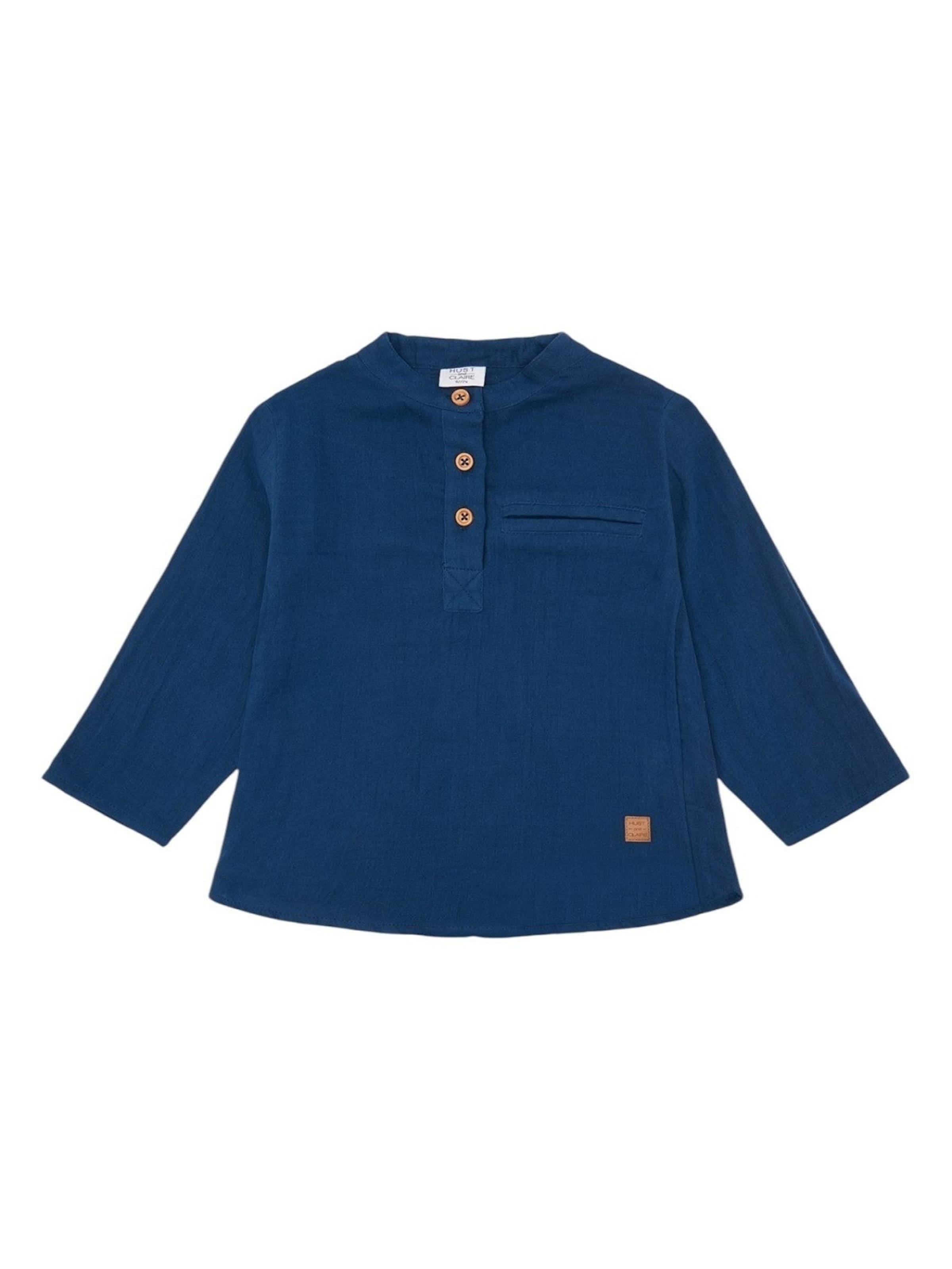 Hust & Claire Shirt 'Rasser'‌‌‌‌ in Blau: Vorderseite