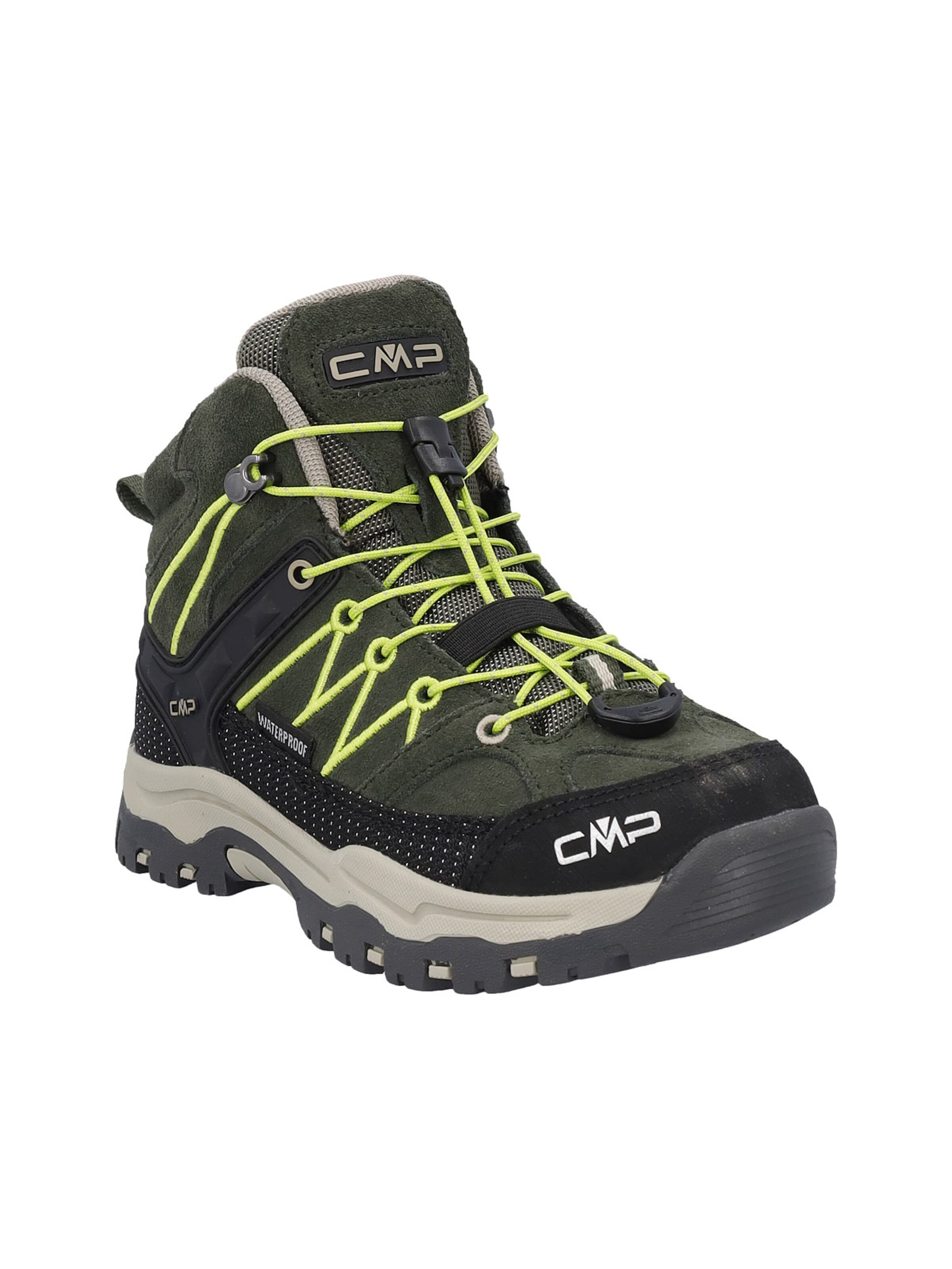 CMP Flats 'Freizeitschuhe Kids Rigel in grün/schwarz' in Green: front
