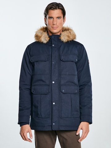 BIG STAR Winter jacket 'KINGSLEY' in Blue: front