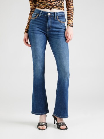 GUESS Flared Jeans in Blauw: voorkant