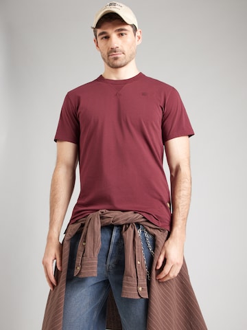 T-Shirt 'Nifous' G-STAR en rouge : devant
