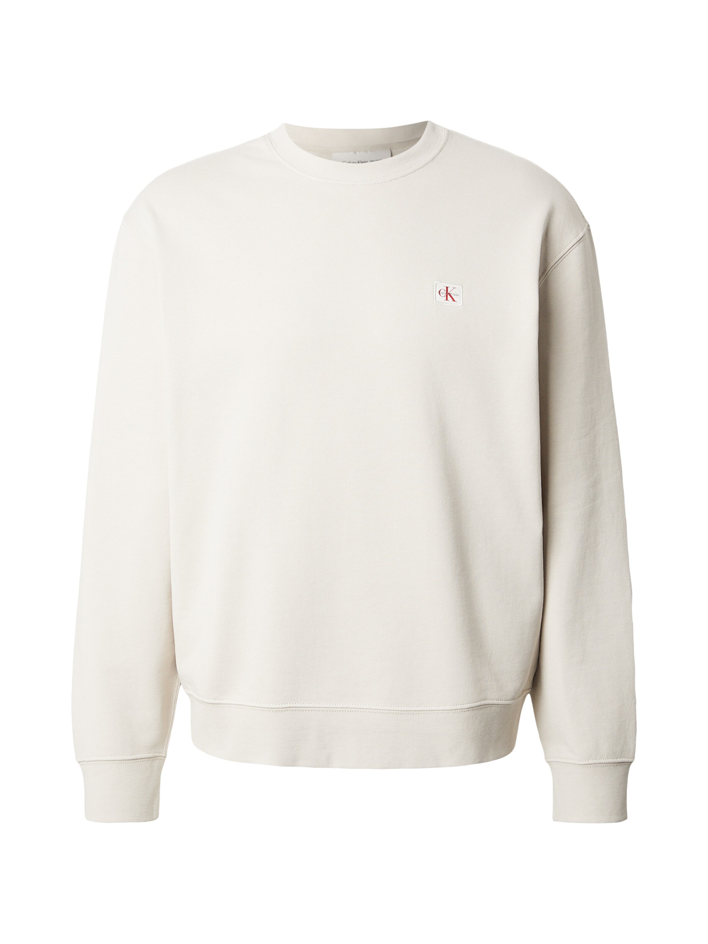 Calvin Klein Jeans Sweatshirt in White: front