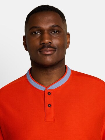 TOM TAILOR Men + Poloshirt in Orange