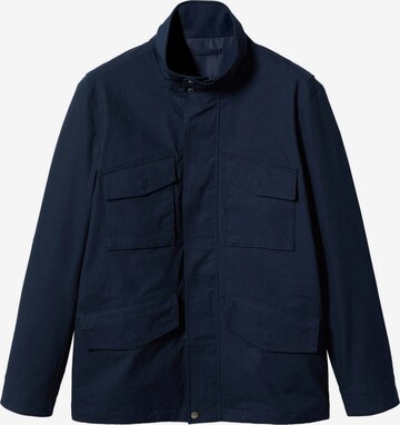 MANGO MAN Between-Season Jacket 'Ninet' in Blue: front