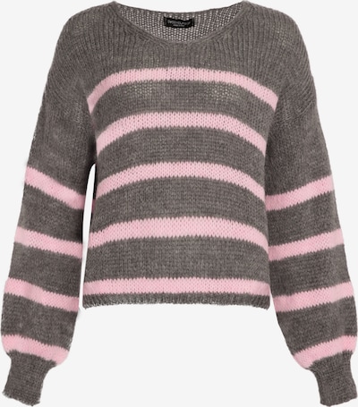 SASSYCLASSY Oversized Sweater in Dark grey / Pink, Item view