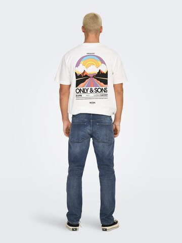 Only & Sons Baggy Jeans 'weft' in Blauw