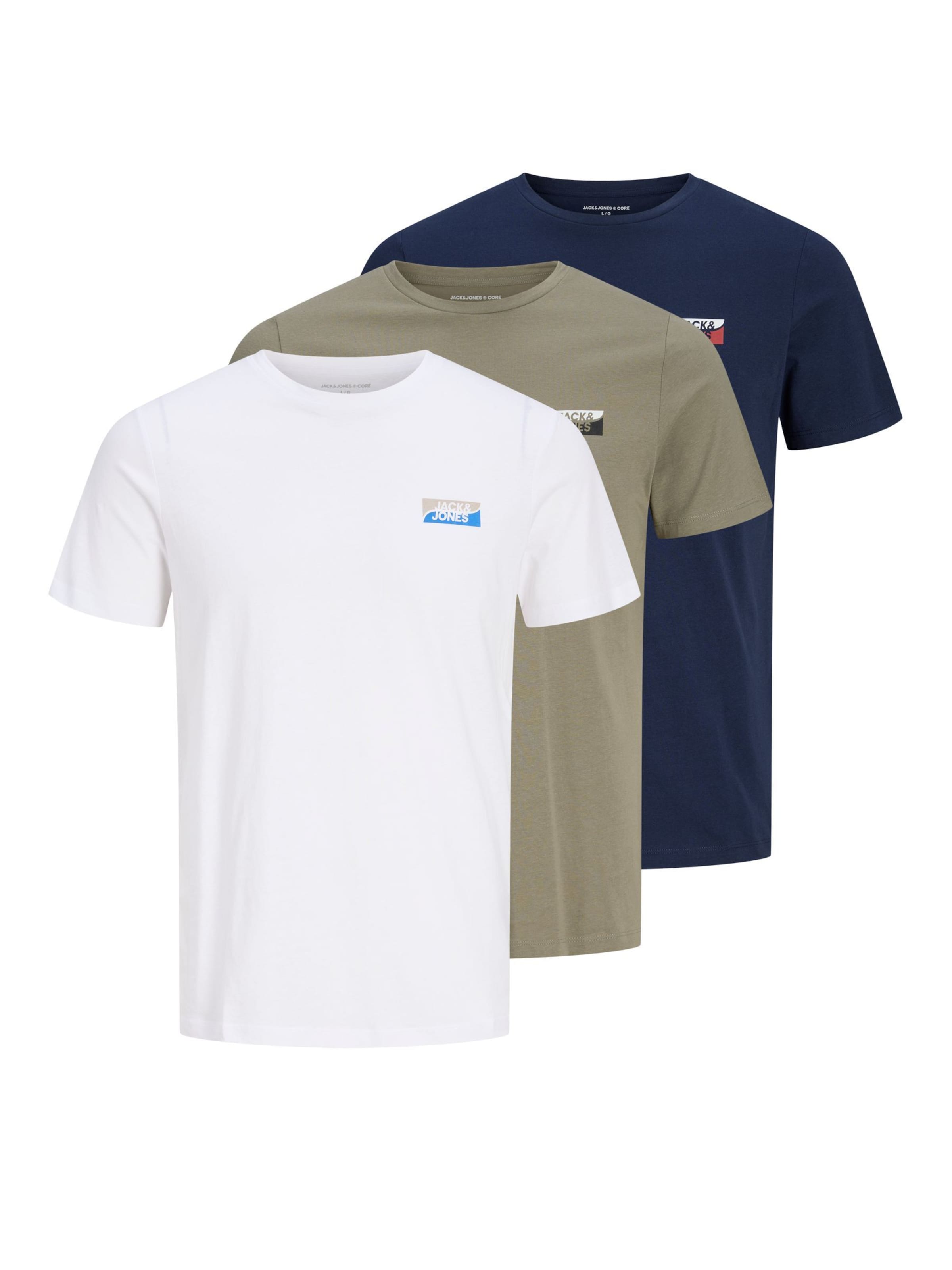 JACK & JONES - Camiseta en Mezcla de colores: frente