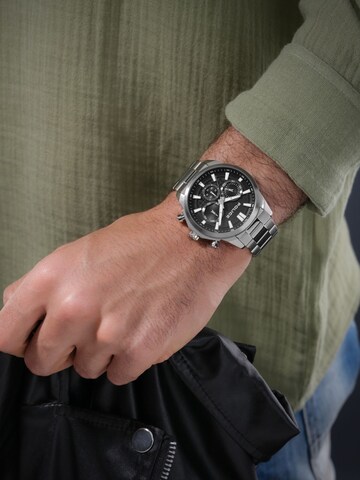 POLICE Analoog horloge 'Rangy' in Zilver: voorkant