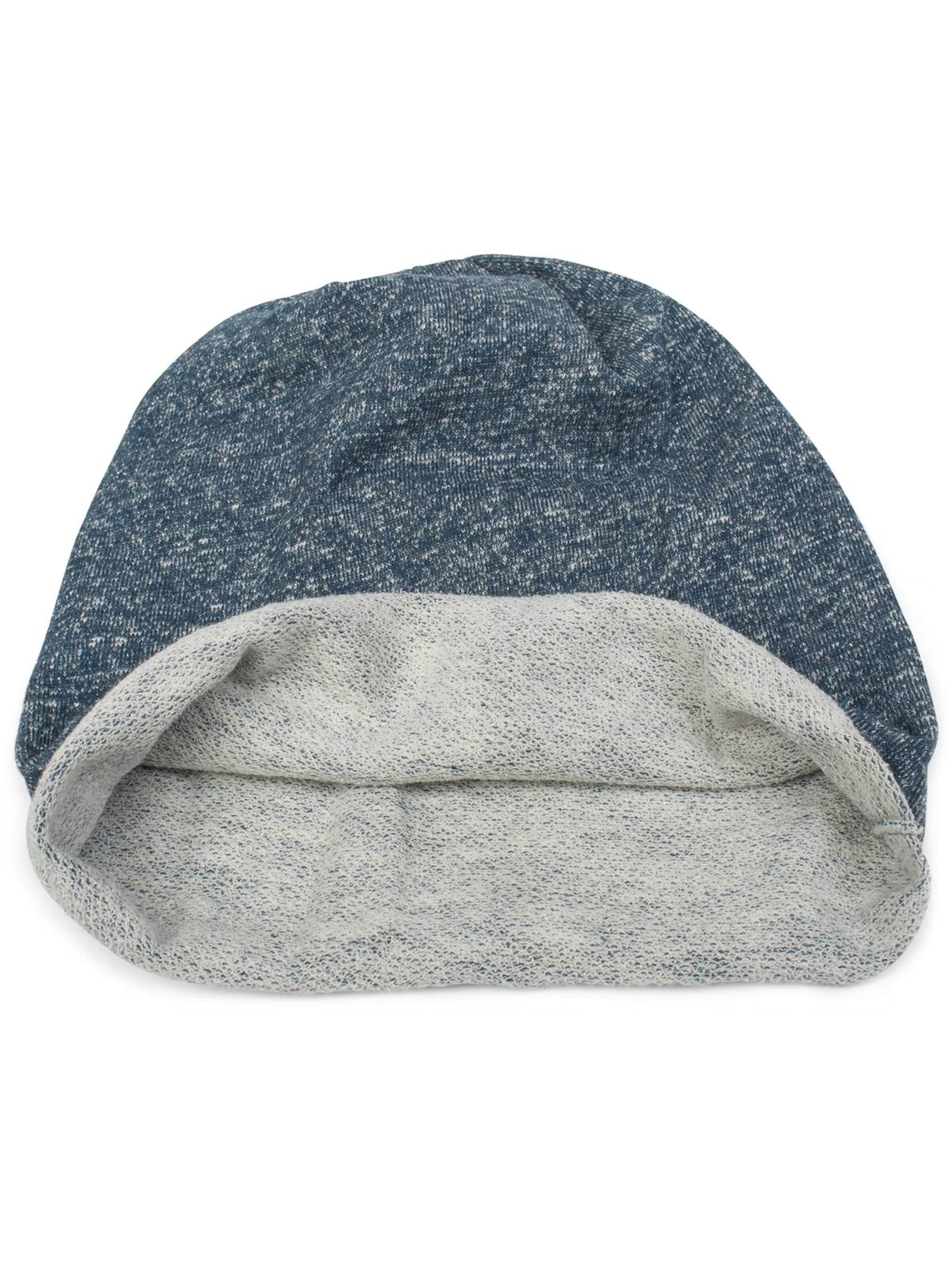 styleBREAKER Mütze 'Beanie Mütze mit All Over Glitzer'‌ in Blau