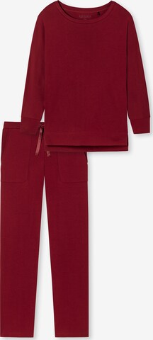 SCHIESSER Pyjama 'Modern Nightwear' in Rot: predná strana