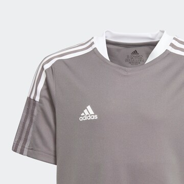 T-Shirt fonctionnel 'Tiro 21' ADIDAS PERFORMANCE en gris