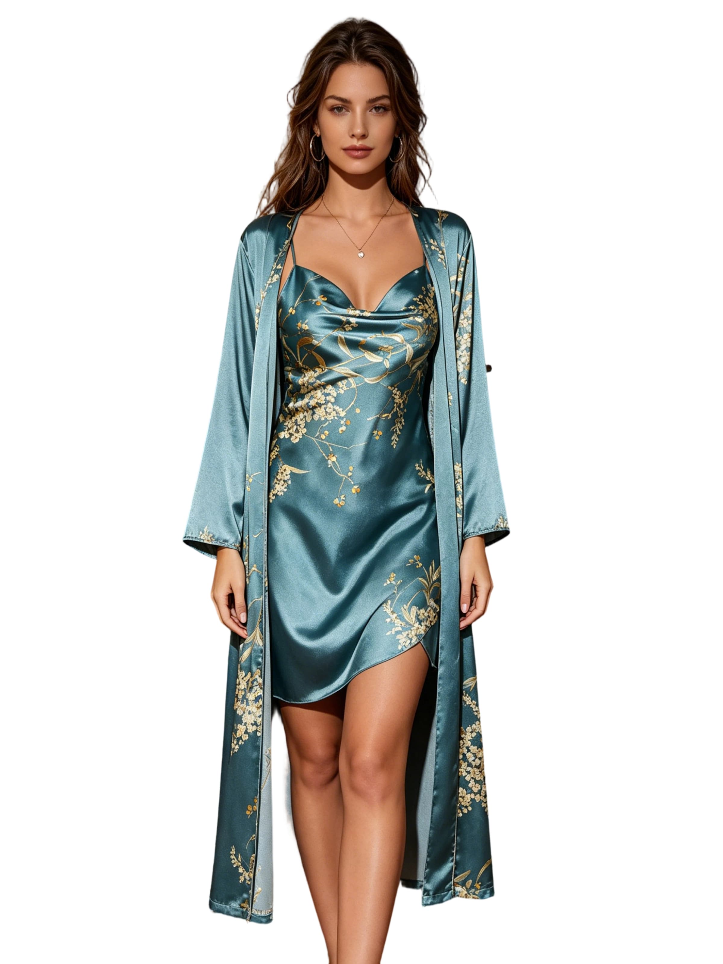 Yesfashion Pyjama‌‌‌‌‌‌ in Grün: Vorderseite